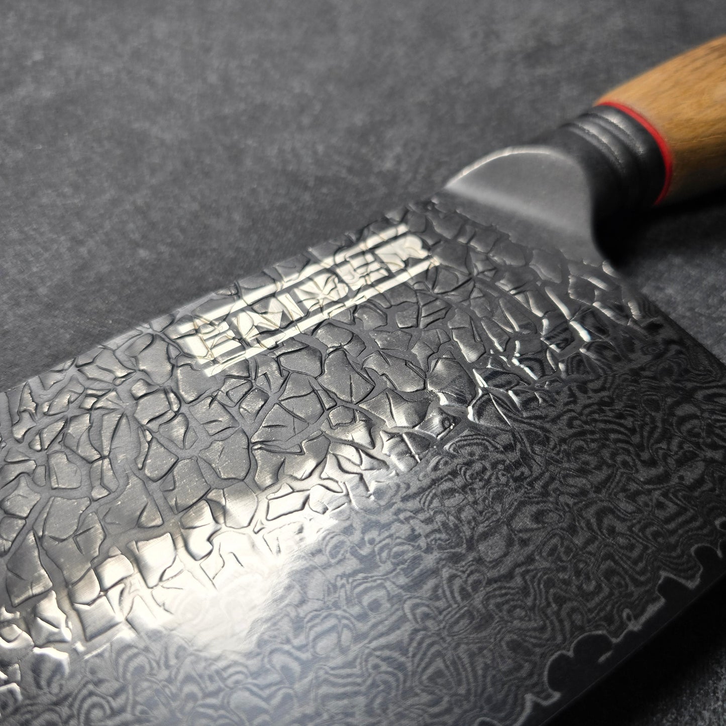 ASKA! CUCHILLO DE CHEF ORIENTAL STONEWASH Y DAMASCO 8"