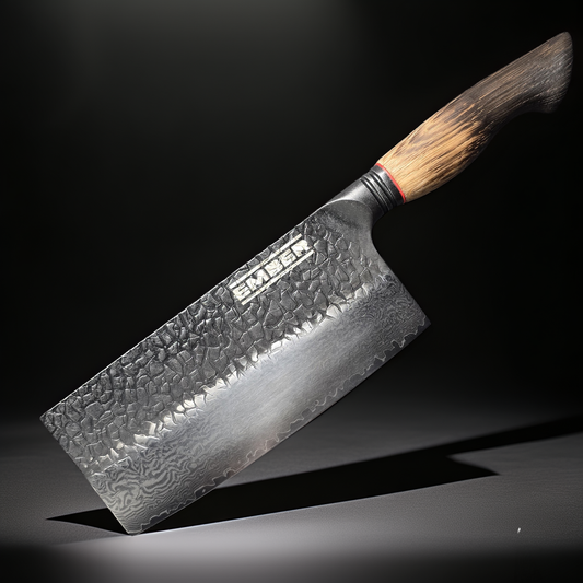 ASKA! CUCHILLO DE CHEF ORIENTAL STONEWASH Y DAMASCO 8"