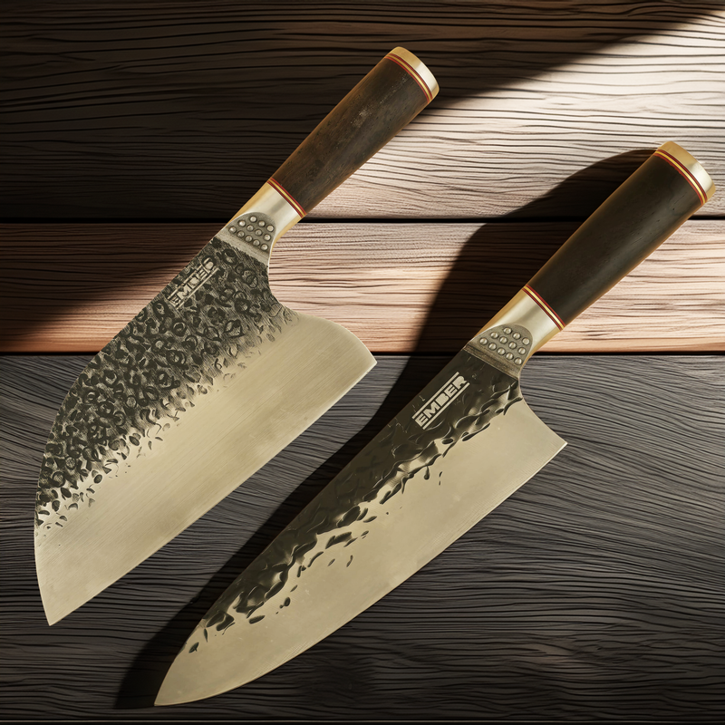 SET ORKO X2 - SERBIO-CHEF Acero Alto en Carbono